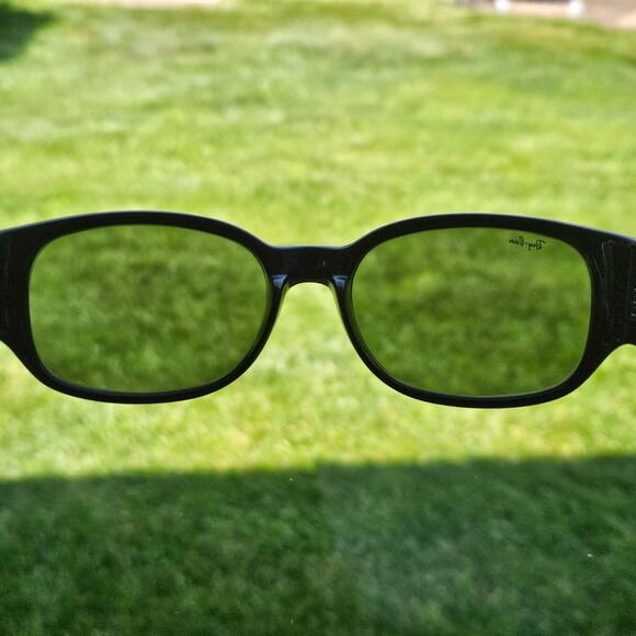 Vintage 80s Ray Ban B&L PSAS BLACK Outsider Sport Wayfarer Sunglasses Wrap - Picture 10 of 16